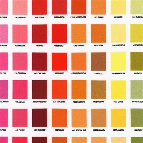 Kona Cotton Color Card Swatches Of Kona Cotton Color Card