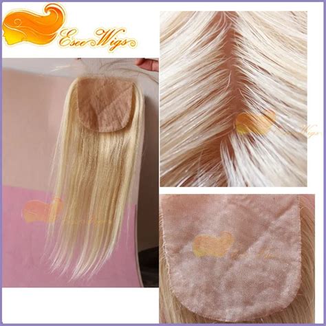 Factory Wholesale Blonde Silk Base Closure Straight Color X Inch X Inch X Inch