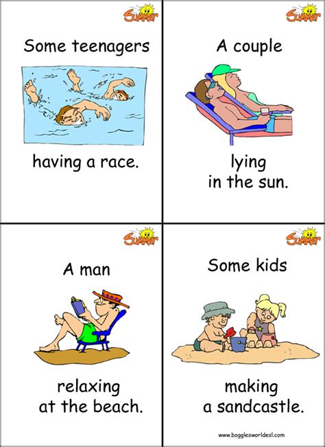 summer flashcards