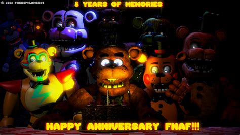 Sfm Happy 8th Anniversary Fnaf By Freddygamer24 On Deviantart