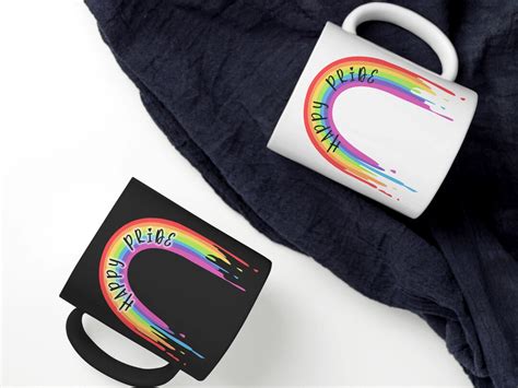 Happy Pride Rainbow Coffee Mug Gay Pride Rainbow Mug Gay Pride LGBTQ Pride Coffee Mug LGBTQIA