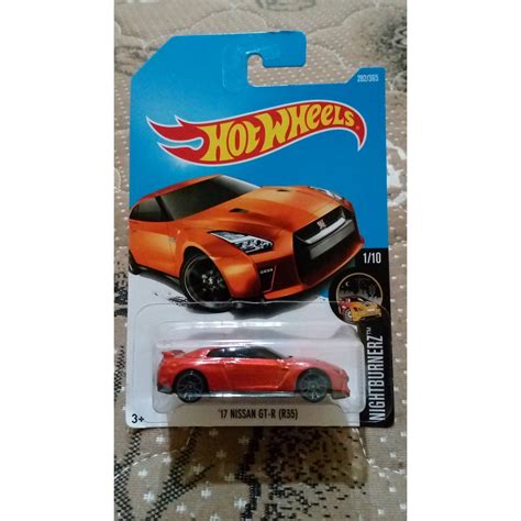 Hot Wheels 17 Nissan GT R R35 Shopee Malaysia