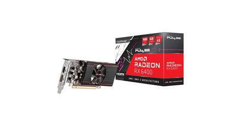 SAPPHIRE PULSE AMD Radeon RX 6400 grafische kaart RDNA 2, 1x ...