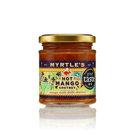 Hot Mango Chutney Myrtle S Kitchen Made In Herefordshire