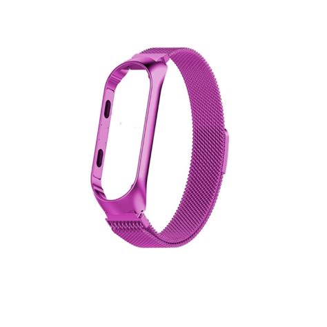 Mi Band Stainless Steel Pink Fire Magnetic Oem