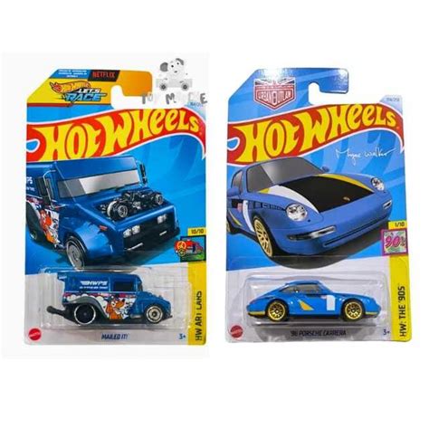Hot Wheels Hw Art Cars Mailed It And Hw The S Porsche Carrera