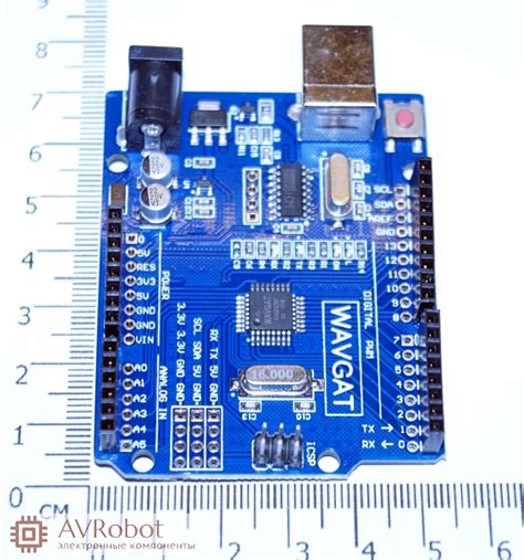 Плата Arduino WAVGAT UNO R3 (копия Ардуино UNO R3) на базе ...
