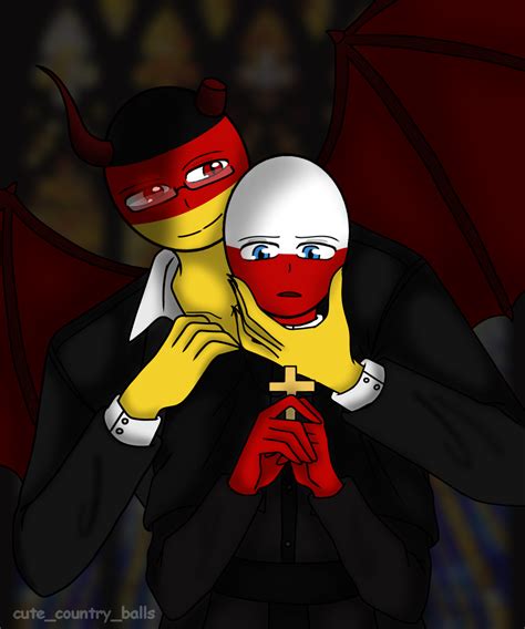 Countryhumans Demon Germany X Poland By Everythignthatkawaii On Deviantart