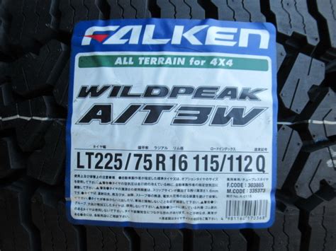 Yahoo オークション FALKEN WILDPEAK A T3W 225 75R16 115 112Q 新品