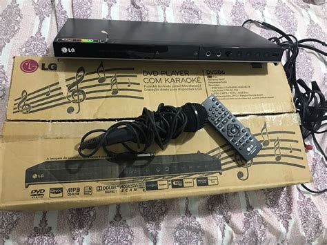 Dvd Player com Karaokê Lg Dv586 | TV e Display Lg Usado 30559912 | enjoei