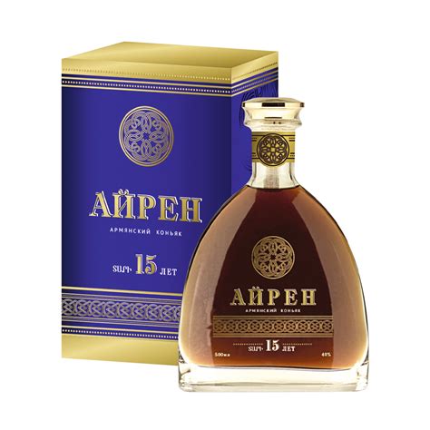 Купить коньяк армянский айрен 15 лет 40% 0,5л п/у с доставкой на дом в ...