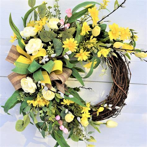 Pussy Willow Wreath Etsy