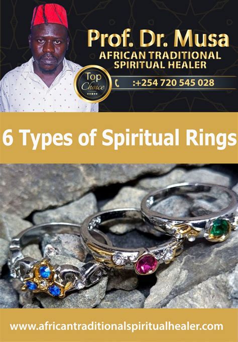 6 Types Of Spiritual Rings Prof Dr Musa African Traditional