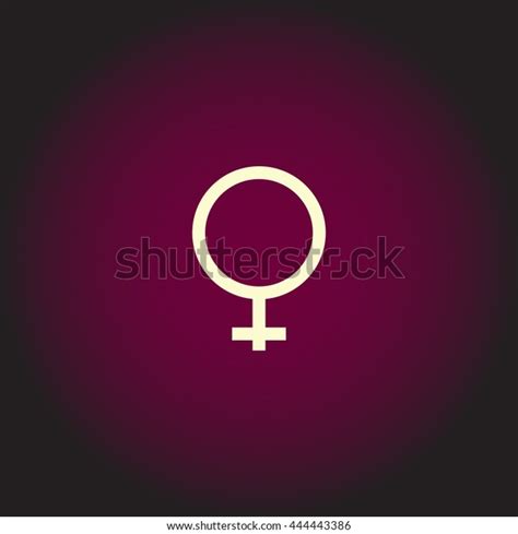 Female Sex Icon White Vector Icon Stock Vector Royalty Free Shutterstock