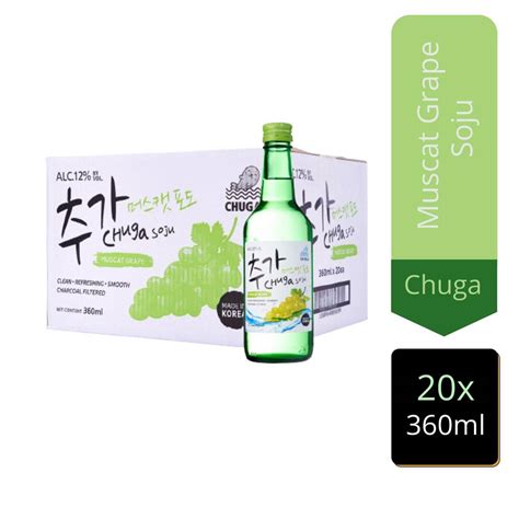 Chuga Muscat Grape Soju Carton Ntuc Fairprice