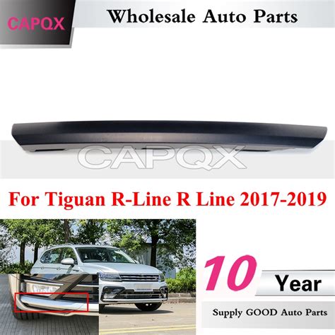 Capqx Fog Light Frame Trim Strip For Volkswagen Tiguan R Line R Line