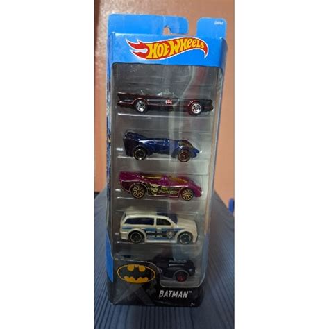 Hot Wheels Batman 5 Pack Includes Shopee Malaysia
