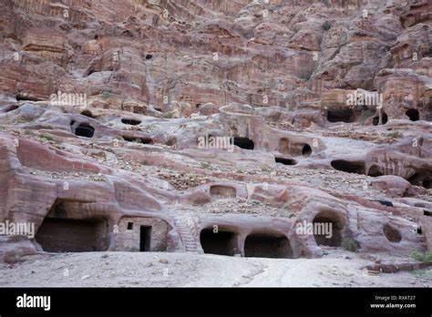 The Royal Tombs Petra Jordan Stock Photo Alamy