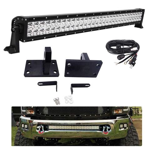 Buy WeiSen 32 Straight LED Light Bar Hidden Bumper Tow Hook Ing