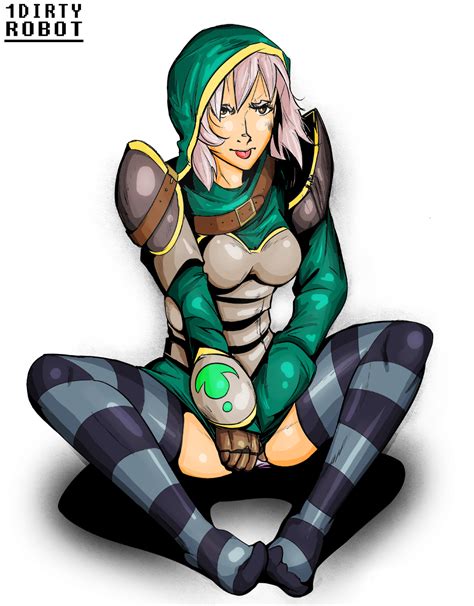Redeemed Riven Pinup By DirtyRobot Hentai Foundry