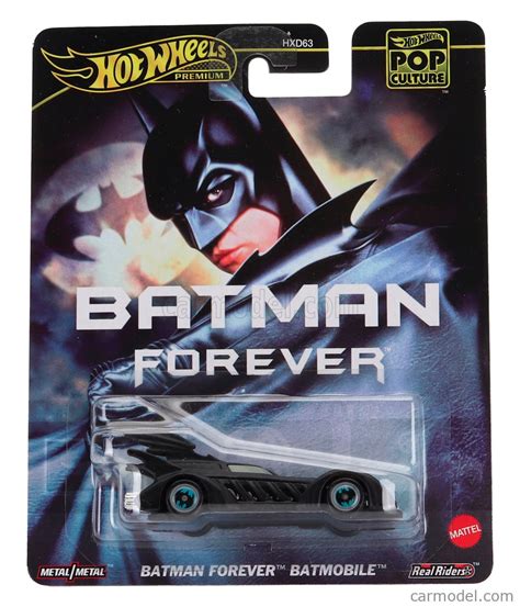 Mattel Hot Wheels Hxd F Hvj Scale Batman Batmobile Batman Forever Matt Black