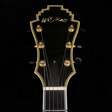 Moll Express Custom Blonde Carved Archtop Guitar W Case Guitars N Jazz