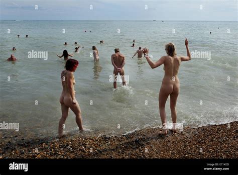 Nude Beach In Brighton UK Photo Pixstory Alamy Stock Photo Alamy
