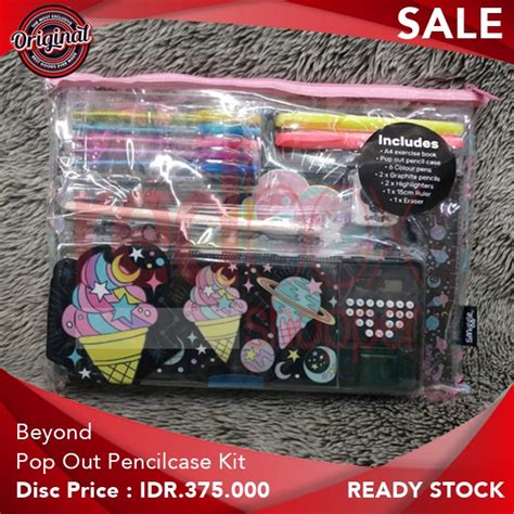 Jual Original Smiggle Beyond Pop Out Pencilcase Kit Ice Cream Shopee