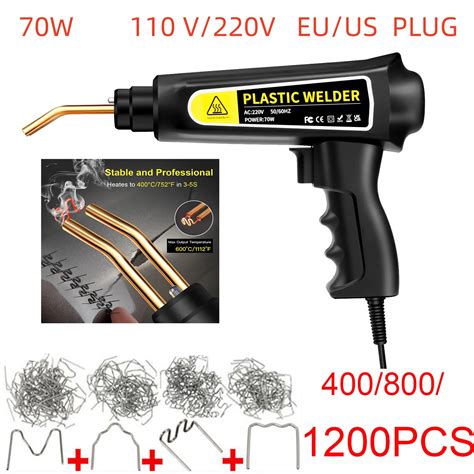 Hot Stapler Plastic Welder Heat Gun Plastic Welding Machine Soldering Iron Staples Electric