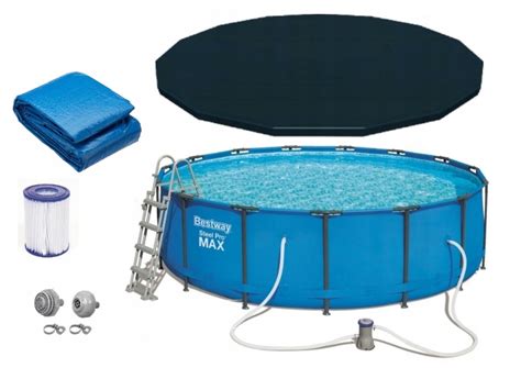 BASEN STELAŻOWY MEGA 457X122 BESTWAY 16000 LITRÓW! - 8170133413 ...