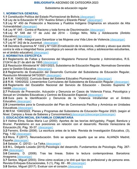 Bibliografía para el examen de ascenso de categoría 2023 – Ascenso de categoría, Escalafón y ...