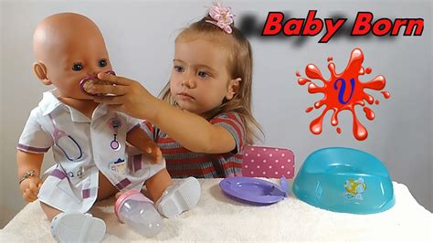 Кукла БЕБИ БОН распаковка и обзор.Doll Baby Born unboxing and review ...