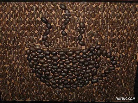 Awesome Art Of Coffee Beans | Funzug.com