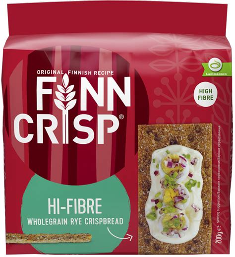 Хлебцы Finn Crisp Hi-Fibre ржаные с отрубями 200 г (6410500098393 ...