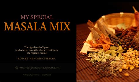 Laiji's Creative Corner: My Masala Mix