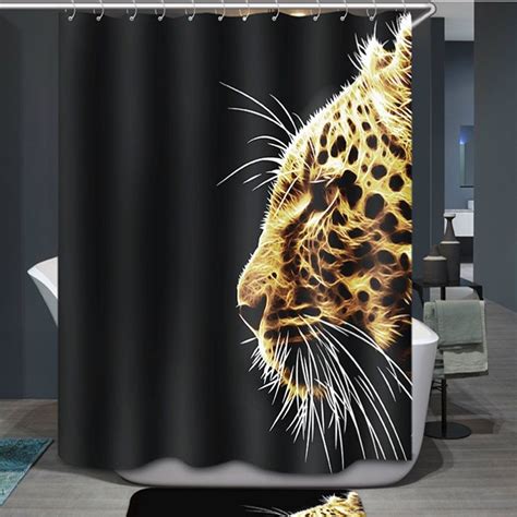 2019 180x180cm 3d Waterproof Shower Curtain Personalized Special Effect