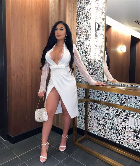 Winter Sexy Elegant White Dress For Night Club Mesh Deep V Solid Lace Dress Long Dresses For