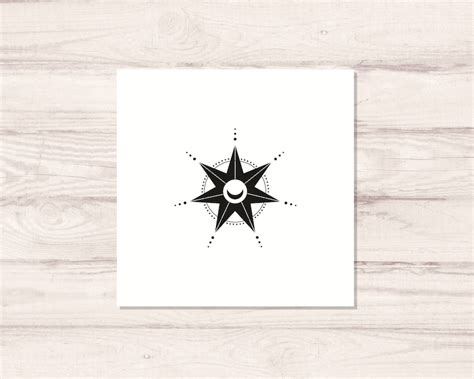 Star Tattoo set of 3 Celestial Tattoo Temporary Tattoo - Etsy