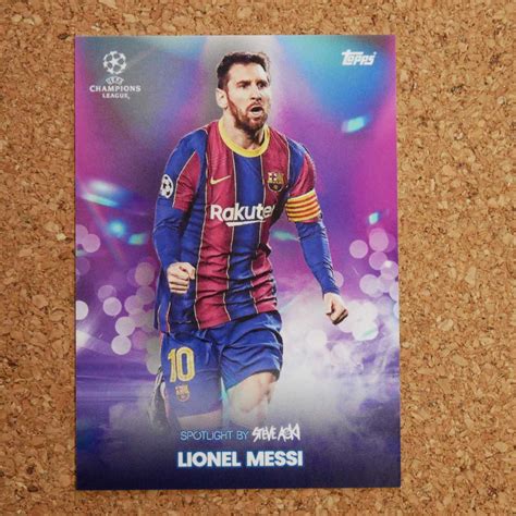 【目立った傷や汚れなし】topps Steve Aoki Lionel Messi トップス スティーヴアオキ リオネル・メッシ バルセロナ