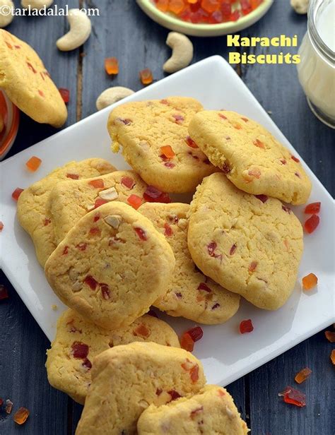 Karachi Biscuits Eggless Hyderabadi Tutti Fruti Biscuits Recipe