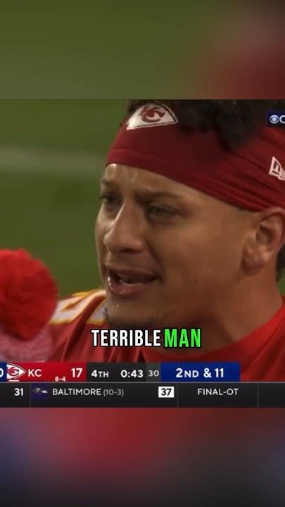 Patrick Mahomes Rips Nfl Ref 😱audio Youtube