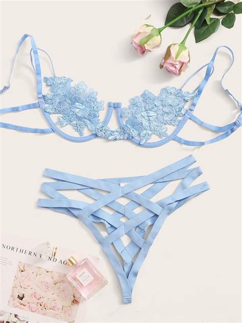 Floral Lace Cut Out Lingerie Set Artofit