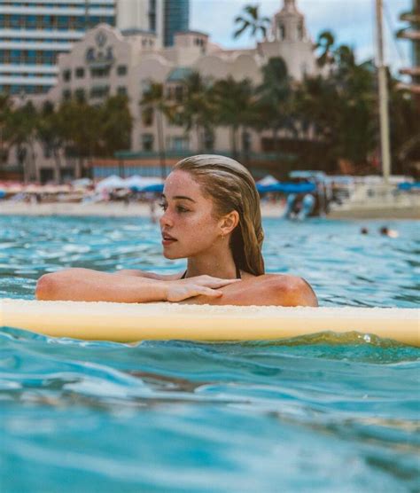 Gymnast Olivia Dunne Rides The Waves In Her Black Bikini