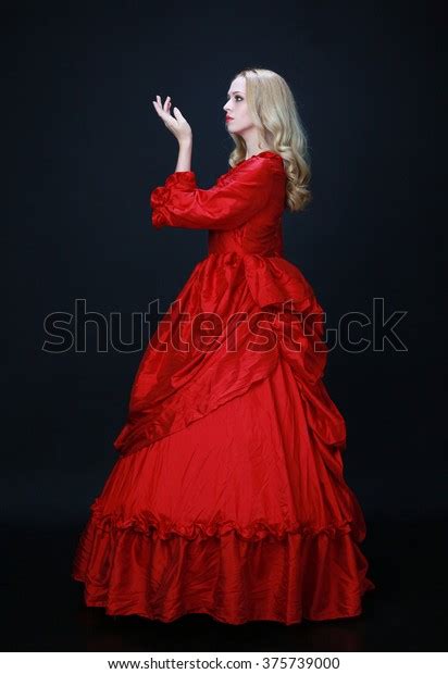 Full Length Portrait Beautiful Blonde Woman Stock Photo Shutterstock