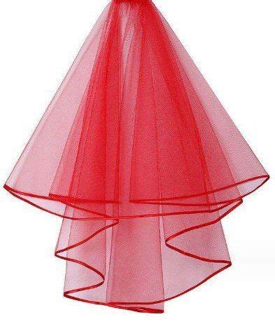 Фата красная фата100, размер универсальный, материал Фатин — купить в ...