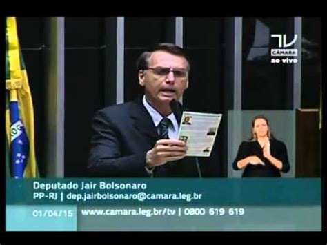 Dep Jair Bolsonaro Pp Rj Apresenta Livro Did Tico Do Kit Gay Youtube