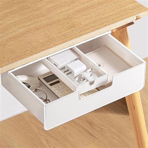 desk storage drawer white   design  installation