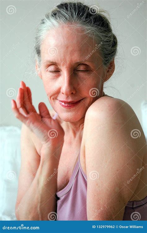 Mature Female Beauty Expressions Stock Photo Image Of Fashion Model