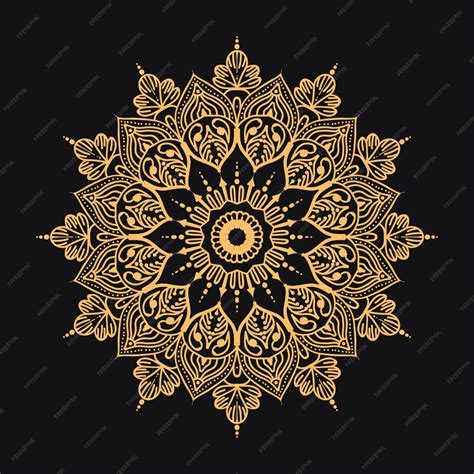 Premium Vector Free Vector Luxury Ornamental Mandala Design