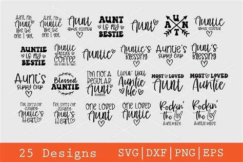 25 Spoony Auntie Bundle Design 2 Graphic By Spoonyprint Creative Fabrica